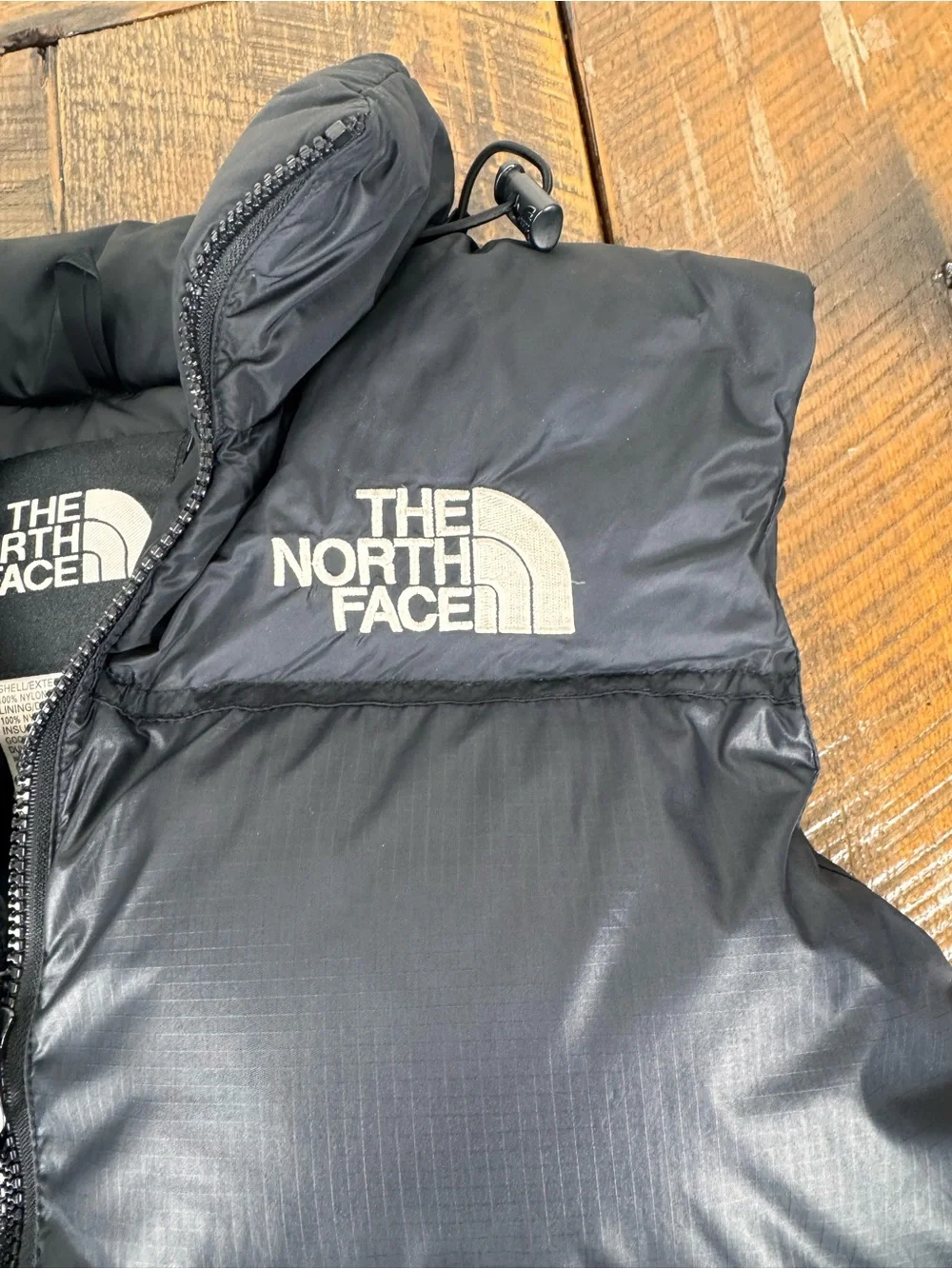 The North Face Men’s Small Black Nuptse 700 Goose Down Puffer Vest